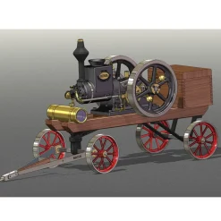 RETROL HM-01 Hit and Miss Stationary Engine Full Set with Transport Cart Frame