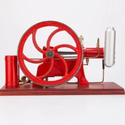 RETROL Horizontal Mill Engine Stationary Steam Engine Hot-bulb Engine Look 4-Stroke Water-cooling Gasoline Engine IC Engine Model