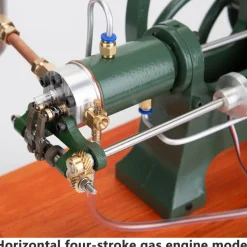 RETROL Horizontal Mill Engine Stationary Steam Engine Hot-bulb Engine Look 4-Stroke Water-cooling Gasoline Engine IC Engine Model
