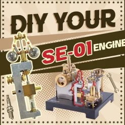 RETROL Mini Flyball Governor for RETROL SE-01 Steam Engine Model Kit
