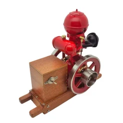 RETROL & OKMO B01 Ball Top Miniature Water-Cooled Single-Cylinder 4-Stroke Hit and Miss Gasoline Internal Combustion Engine Model