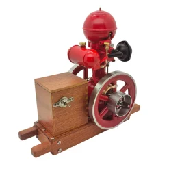 RETROL & OKMO B01 Ball Top Miniature Water-Cooled Single-Cylinder 4-Stroke Hit and Miss Gasoline Internal Combustion Engine Model