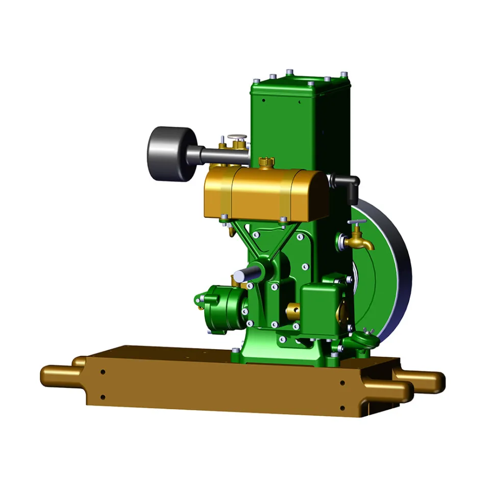RETROL & OKMO D Type Stationary Miniature Gasoline Internal Combustion Engine Model Centennial Anniversary Edition