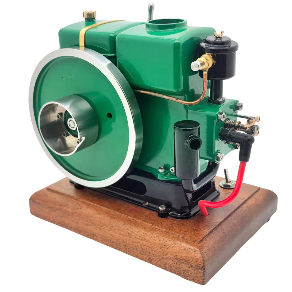 RETROL & OKMO 916 Hit and Miss Engine Model Four-Stroke Stationary Vintage Farm Internal Combustion Gasoline Engine RTR