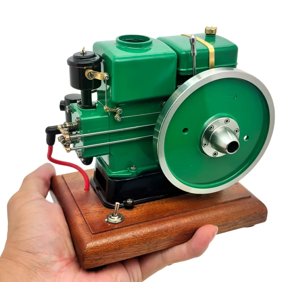 RETROL & OKMO 916 Hit and Miss Engine Model Four-Stroke Stationary Vintage Farm Internal Combustion Gasoline Engine RTR