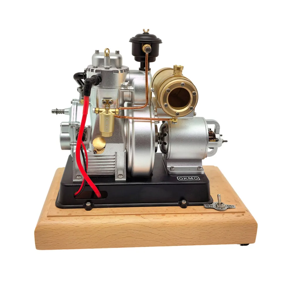 RETROL×OKMO 185 Micro Single-Cylinder 4-Stroke Gasoline Engine Model for Classic Vintage Tractor