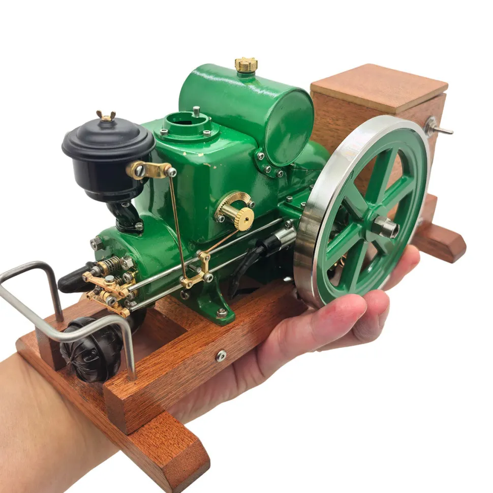 RETROL & OKMO 1110 Miniature 4-Stroke Water-Cooled Horizontal Gasoline Internal Combustion Engine Model