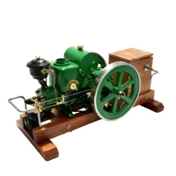 RETROL & OKMO 1110 Miniature 4-Stroke Water-Cooled Horizontal Gasoline Internal Combustion Engine Model