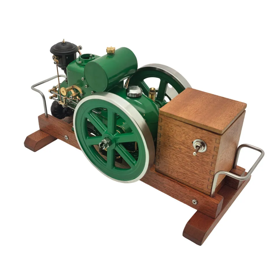 RETROL & OKMO 1110 Miniature 4-Stroke Water-Cooled Horizontal Gasoline Internal Combustion Engine Model