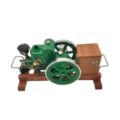 RETROL & OKMO 1110 Miniature 4-Stroke Water-Cooled Horizontal Gasoline Internal Combustion Engine Model
