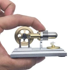 RETROL & OKMO Mini Stirling Hot Air External Combustion Engine Model-Educational Science Toy & Desk Decor