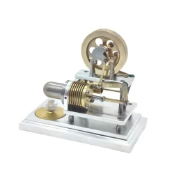 RETROL & OKMO Mini Stirling Hot Air External Combustion Engine Model-Educational Science Toy & Desk Decor