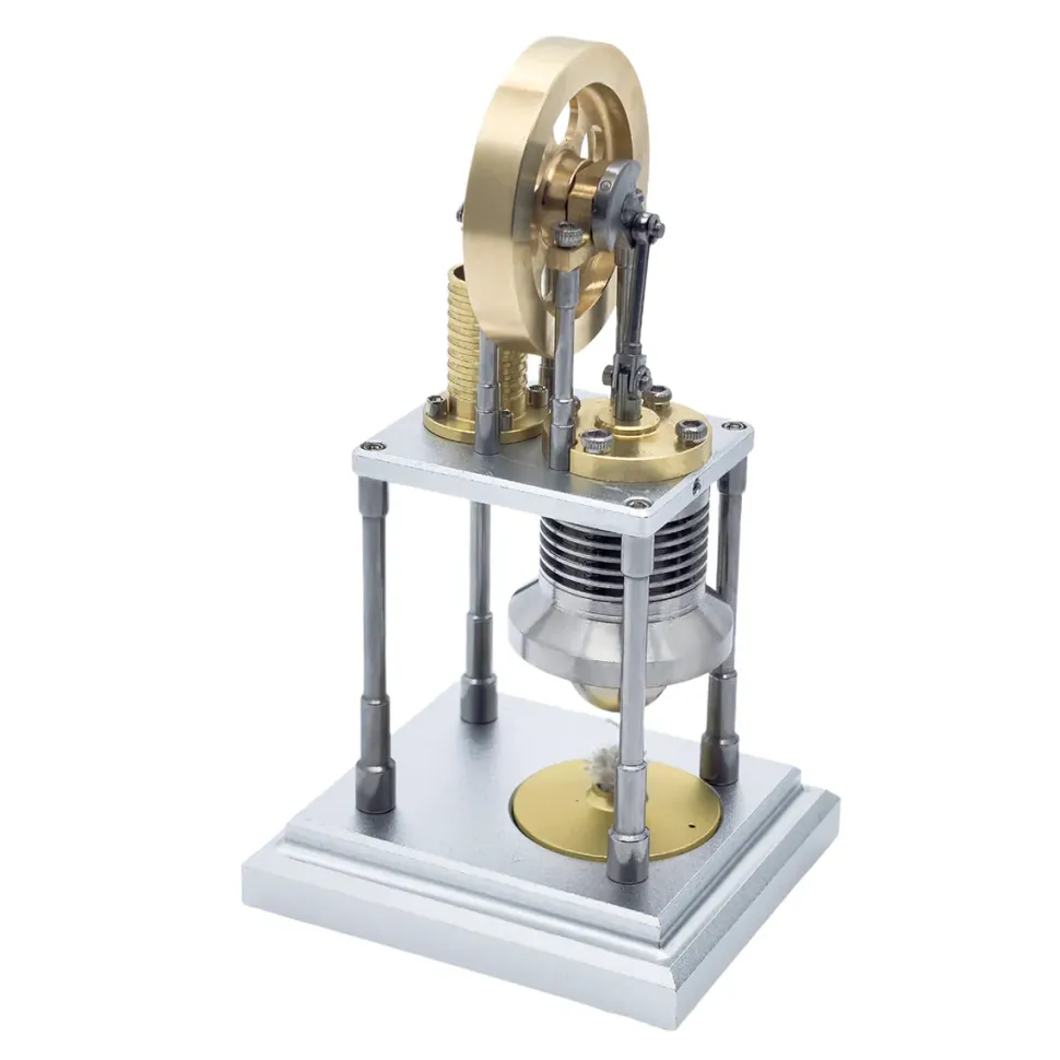 RETROL & OKMO Mini Stirling Hot Air External Combustion Engine Model-Educational Science Toy & Desk Decor