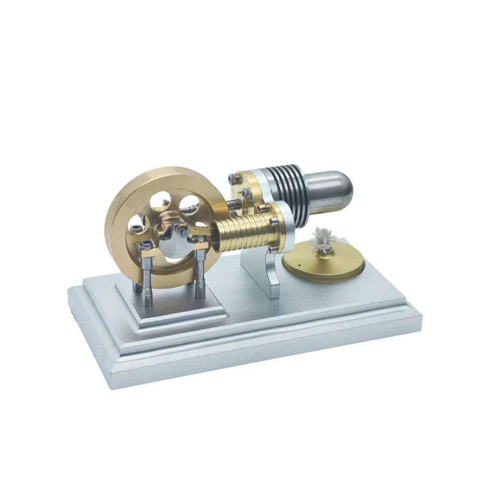 RETROL & OKMO Mini Stirling Hot Air External Combustion Engine Model-Educational Science Toy & Desk Decor
