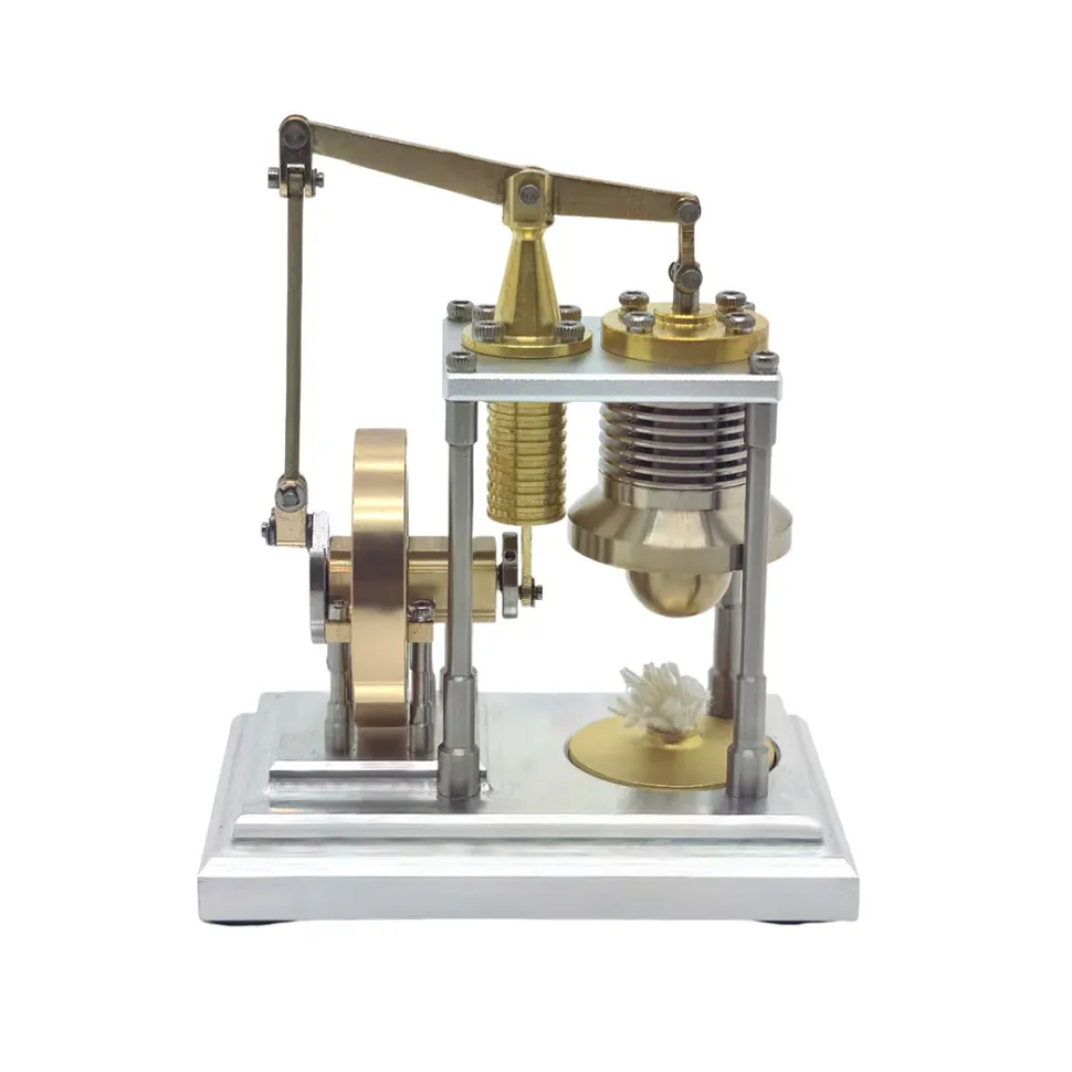 RETROL & OKMO Mini Stirling Hot Air External Combustion Engine Model-Educational Science Toy & Desk Decor