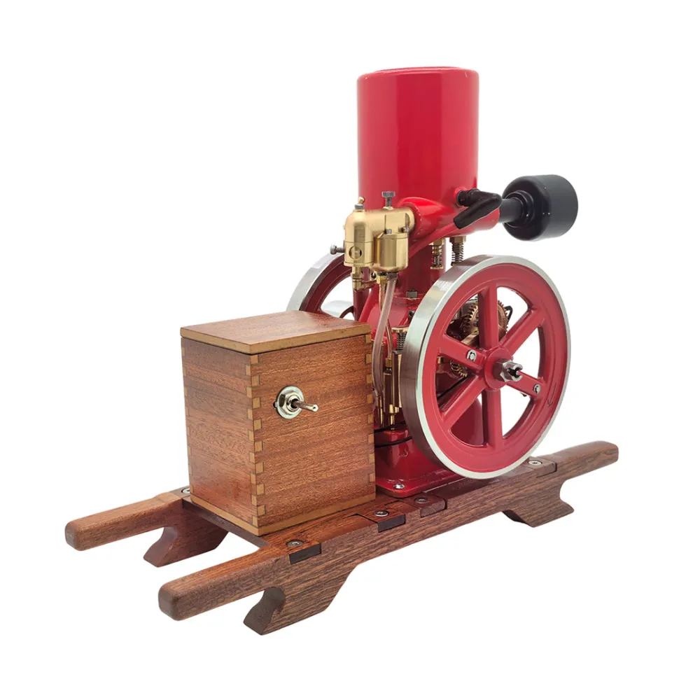 RETROL & OKMO N01 Hit and Miss Engine Model Four-Stroke Stationary Cement Mixer Internal Combustion Gasoline Engine