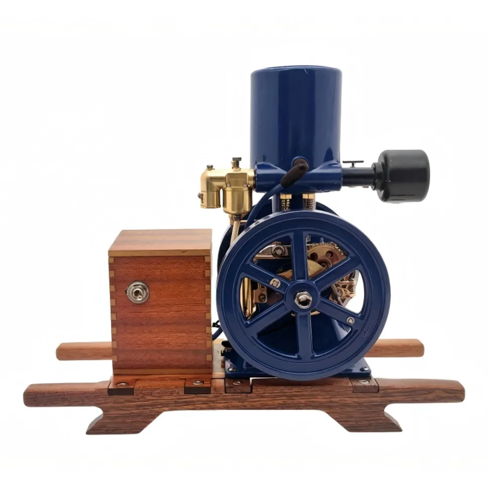 RETROL & OKMO N01 Hit and Miss Engine Model Four-Stroke Stationary Cement Mixer Internal Combustion Gasoline Engine