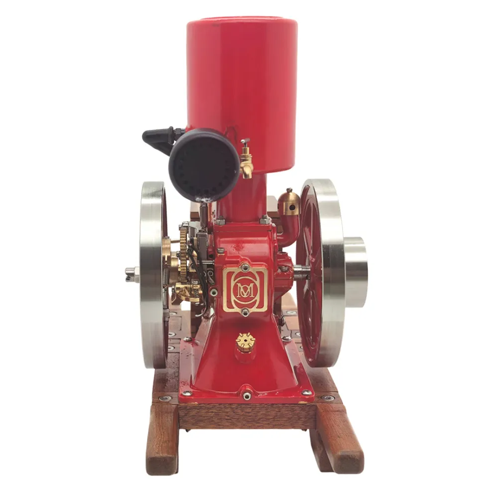 RETROL & OKMO N01 Hit and Miss Engine Model Four-Stroke Stationary Cement Mixer Internal Combustion Gasoline Engine
