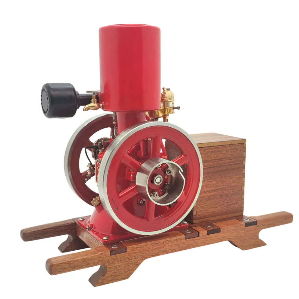 RETROL & OKMO N01 Hit and Miss Engine Model Four-Stroke Stationary Cement Mixer Internal Combustion Gasoline Engine