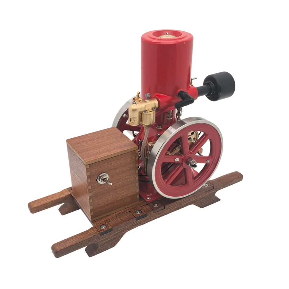 RETROL & OKMO N01 Hit and Miss Engine Model Four-Stroke Stationary Cement Mixer Internal Combustion Gasoline Engine