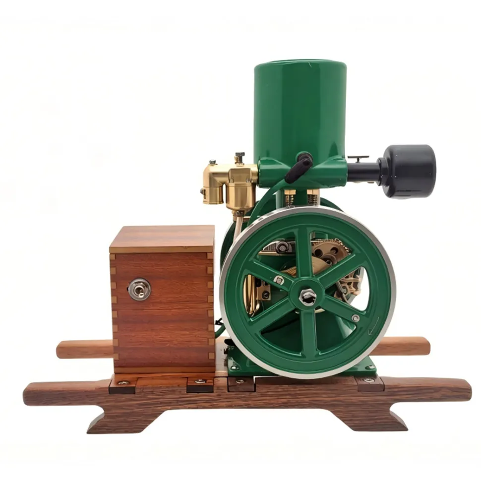 RETROL & OKMO N01 Hit and Miss Engine Model Four-Stroke Stationary Cement Mixer Internal Combustion Gasoline Engine