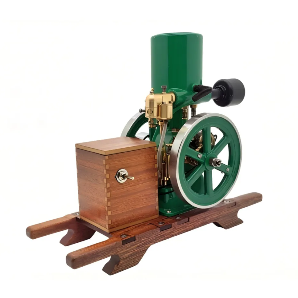 RETROL & OKMO N01 Hit and Miss Engine Model Four-Stroke Stationary Cement Mixer Internal Combustion Gasoline Engine