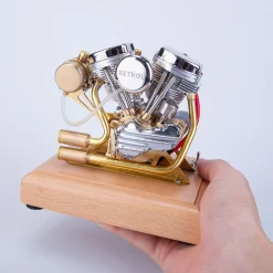 RETROL R30 4.2CC Mini V2 Engine OHV V-Twin Motorcycle Engine Twin-cylinder Four-stroke Gasoline Engine Internal Combustion Engine Model