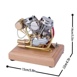 RETROL R30 4.2CC Mini V2 Engine OHV V-Twin Motorcycle Engine Twin-cylinder Four-stroke Gasoline Engine Internal Combustion Engine Model