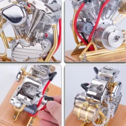 RETROL R32 4.2CC OHV V-Twin Model V2 Four-stroke Gasoline Engine Motorcycle Engine Internal Combustion Engine Model