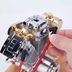 RETROL R34 OHV 4.2CC V-Twin Four-Stroke Gasoline Engine Mini Retro Motorcycle Internal Combustion Engine Model