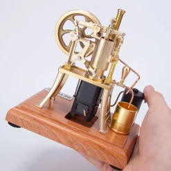 RETROL R01 1/12 Scale Hot Air Pumping Engine Model Water-cooled Stirling External Combustion Engine Mechanical Toy Set
