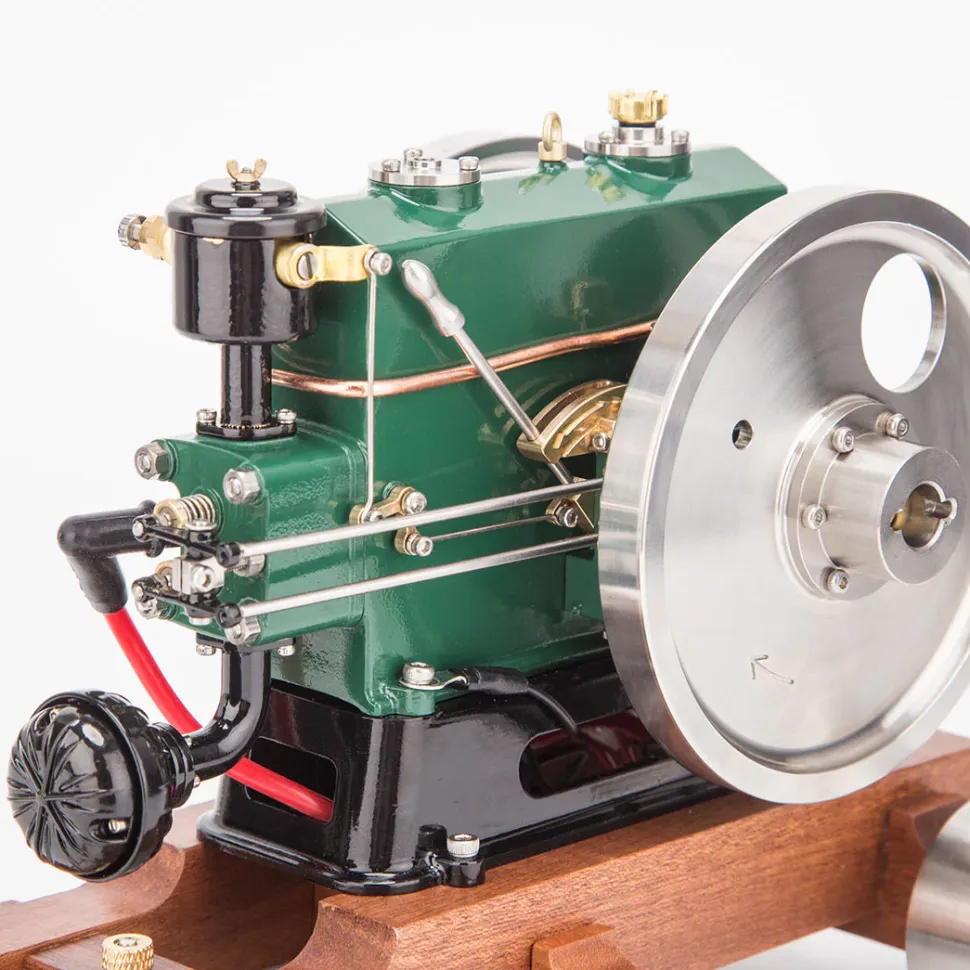RETROL 1/8 Scale 3.6CC Mini Vintage Single Cylinder 4-Stroke Working Gasoline Engine Model