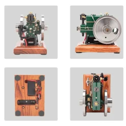 RETROL 1/8 Scale 3.6CC Mini Vintage Single Cylinder 4-Stroke Working Gasoline Engine Model