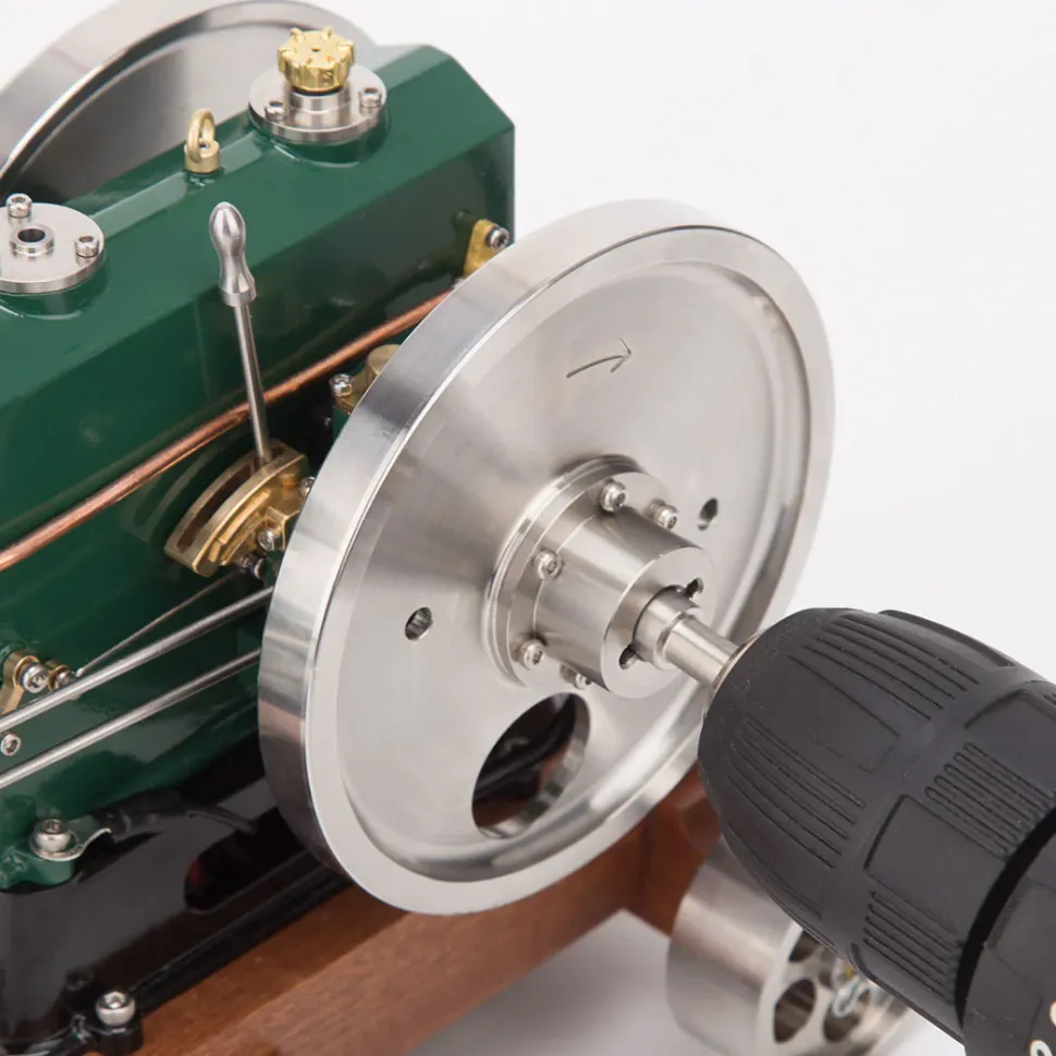 RETROL 1/8 Scale 3.6CC Mini Vintage Single Cylinder 4-Stroke Working Gasoline Engine Model
