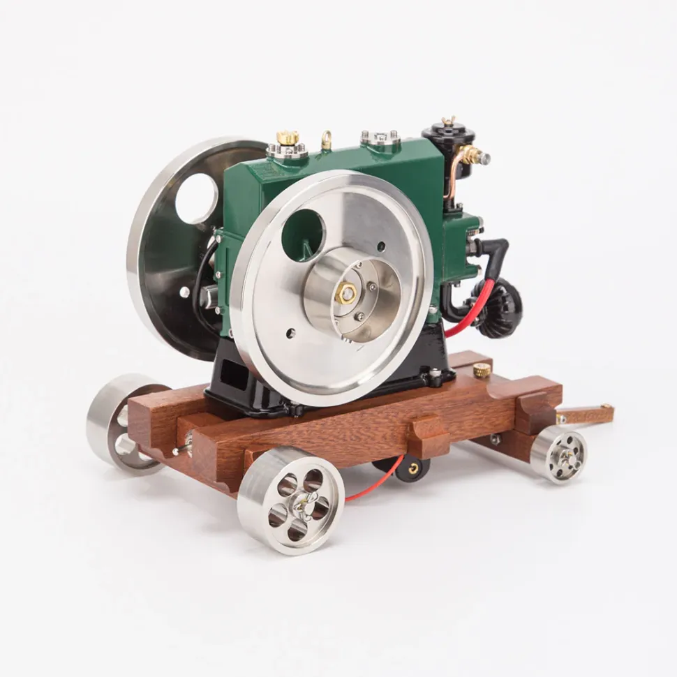 RETROL 1/8 Scale 3.6CC Mini Vintage Single Cylinder 4-Stroke Working Gasoline Engine Model