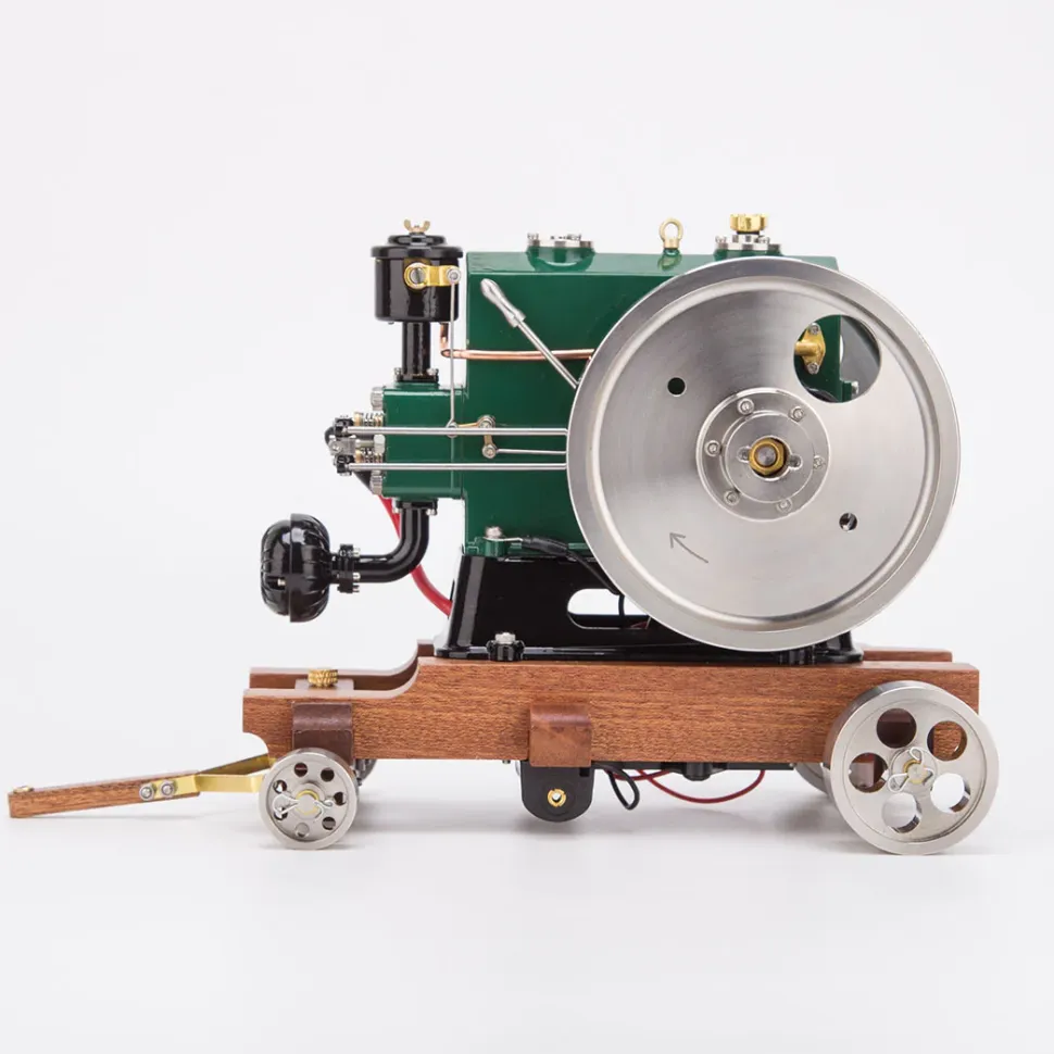 RETROL 1/8 Scale 3.6CC Mini Vintage Single Cylinder 4-Stroke Working Gasoline Engine Model