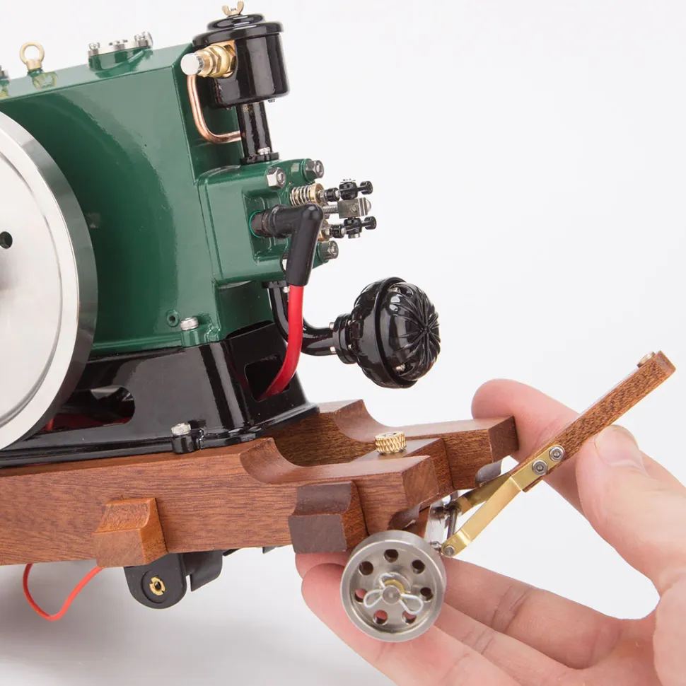 RETROL 1/8 Scale 3.6CC Mini Vintage Single Cylinder 4-Stroke Working Gasoline Engine Model
