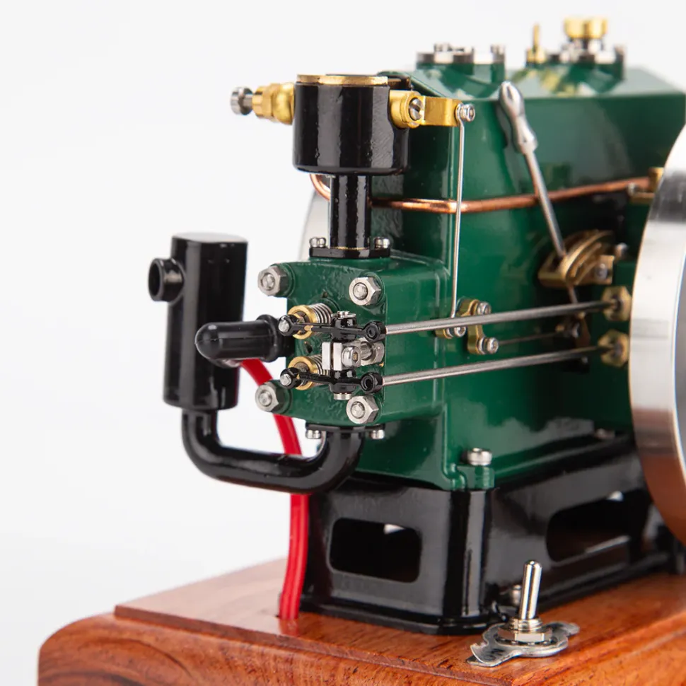 RETROL 1/8 Scale 3.6CC Mini Vintage Single Cylinder 4-Stroke Working Gasoline Engine Model