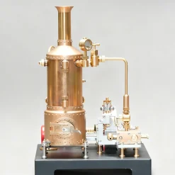 RETROL SE-03 Working Stationary Mill Steam Engine Model Kit with Boiler, Generator and Lamp Stand
