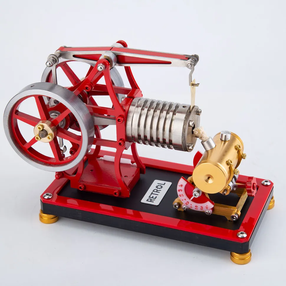 RETROL VE-01 Crossbeam Vacuum Engine Model Flame Eater External Combustion Engine Educational Toys Gifts
