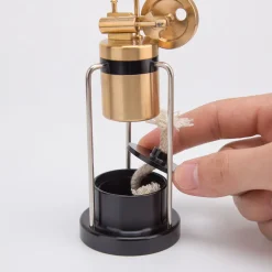 Retro Mini Three-Legged Oscillating Single-Cylinder Steam Engine Model