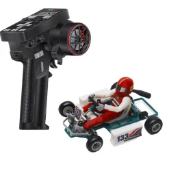 Retro Racer 1/32 Scale 2.4G Mini RC Kart Assembly Model Kit