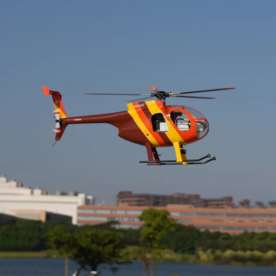 ROBAN MD500 470 Class 2.4GHz 6CH Five-Wing RC Helicopter Model with GPS Positioning Searchlight and Adjustable Left/Right-Handed Controls (RTF Version)