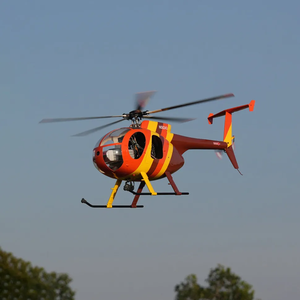 ROBAN MD500 470 Class 2.4GHz 6CH Five-Wing RC Helicopter Model with GPS Positioning Searchlight and Adjustable Left/Right-Handed Controls (RTF Version)