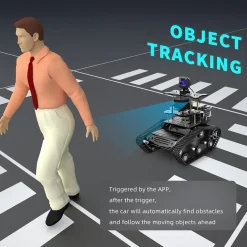 ROS Intelligent Tracked Robot Car Kit with LiDAR SLAM, Autonomous Navigation & Path Planning
