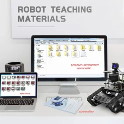 ROS Intelligent Tracked Robot Car Kit with LiDAR SLAM, Autonomous Navigation & Path Planning