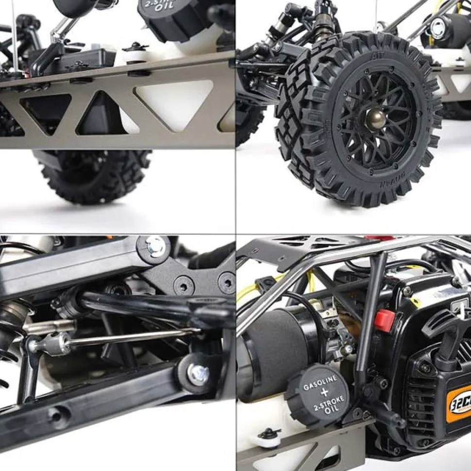 Rovan Baha320 Gas BAJA Buggy 1/5 Scale 32CC Gas Truck READY-TO-RUN - Black
