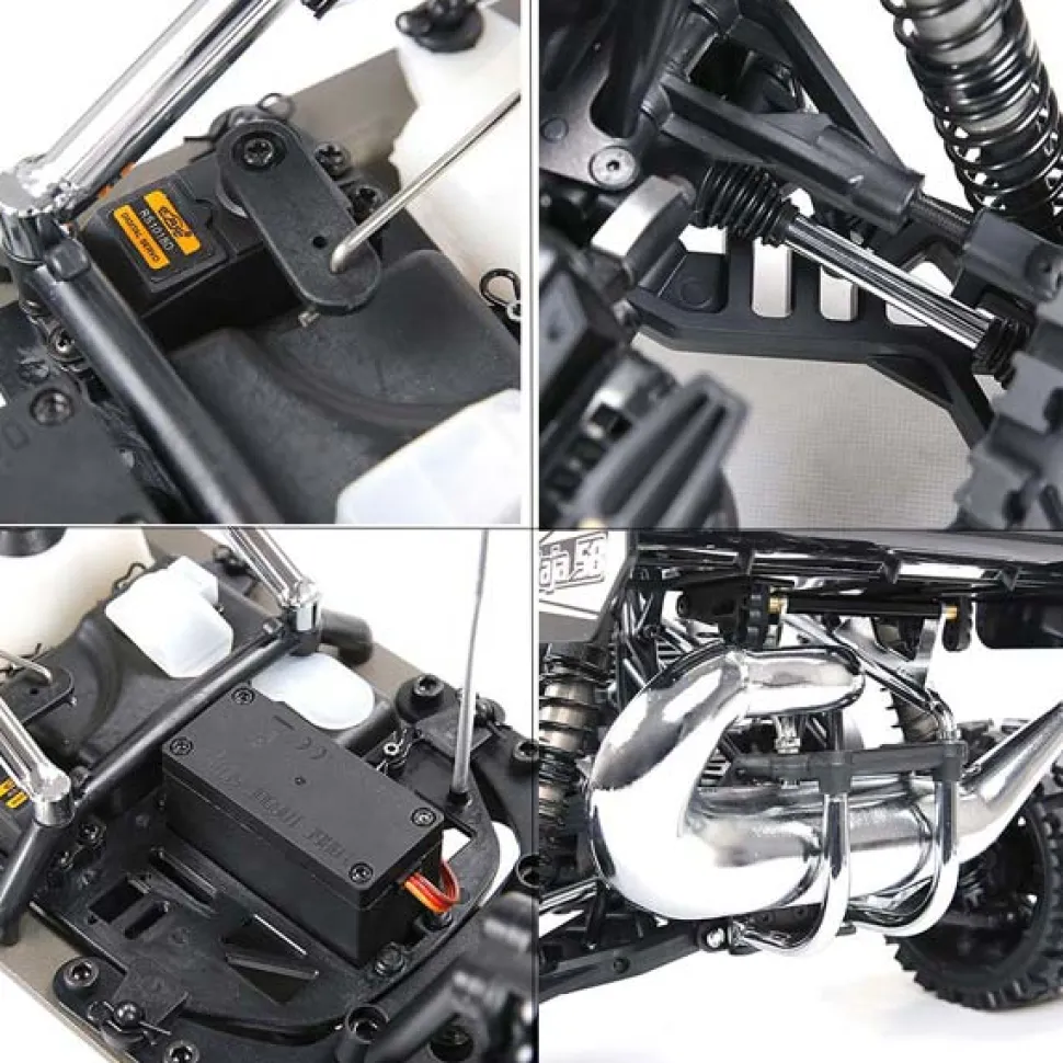 Rovan Baha320 Gas BAJA Buggy 1/5 Scale 32CC Gas Truck READY-TO-RUN - Black
