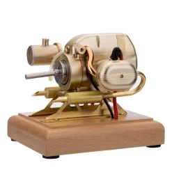 R90S 3.2cc Mini Gasoline Engine 2-Cylinder 4-Stroke Motorcycle Internal Combustion Engine ICE Engine Model