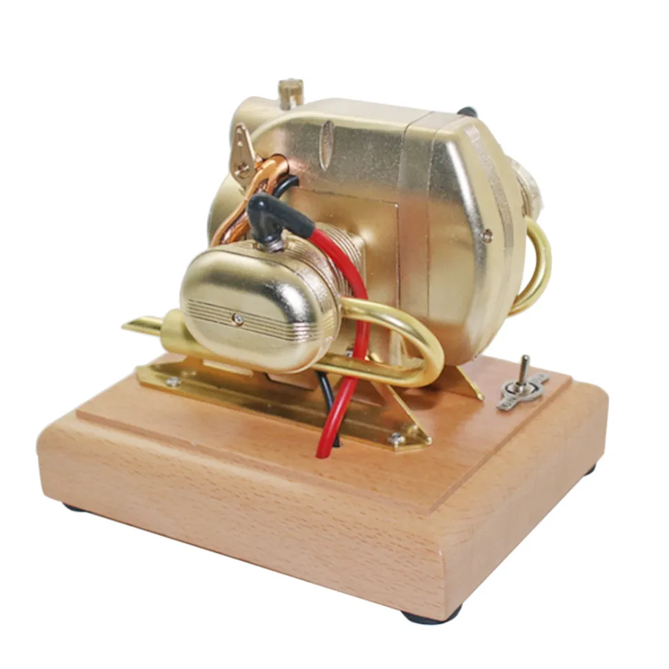 R90S 3.2cc Mini Gasoline Engine 2-Cylinder 4-Stroke Motorcycle Internal Combustion Engine ICE Engine Model